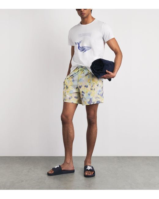 Vilebrequin Green X Maison Bucol Moopea Swim Shorts for men