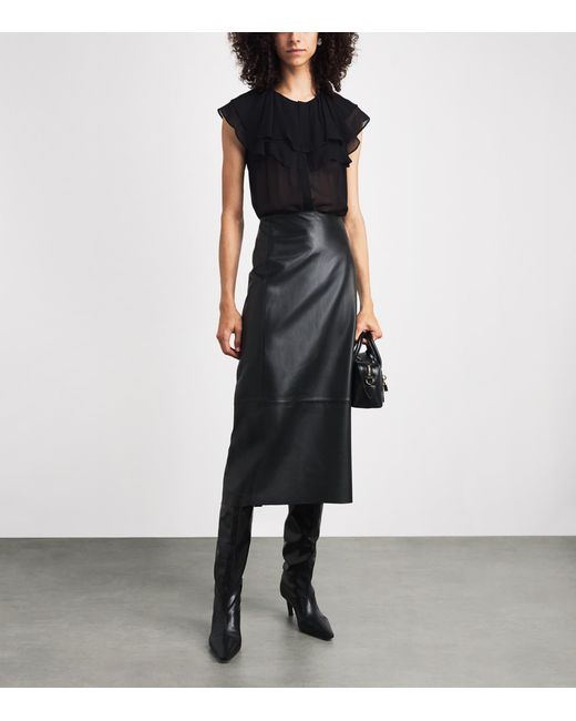 PAIGE Black Lucia Blouse
