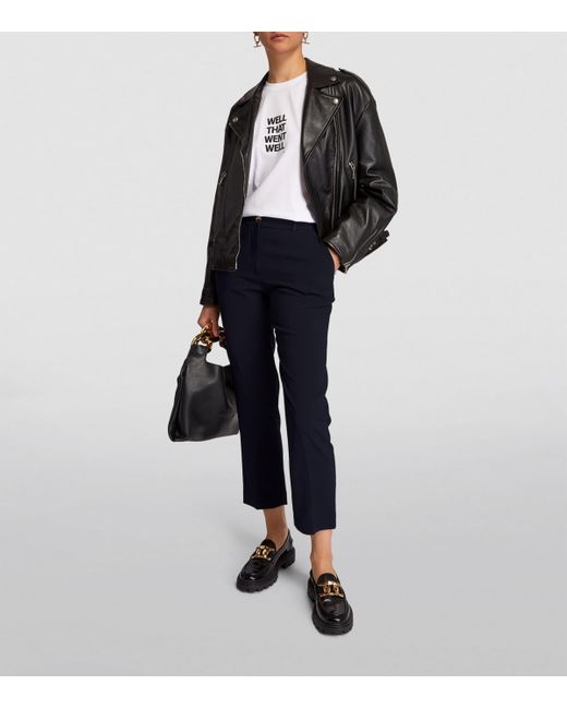 Claudie Pierlot Blue Tailored Trousers