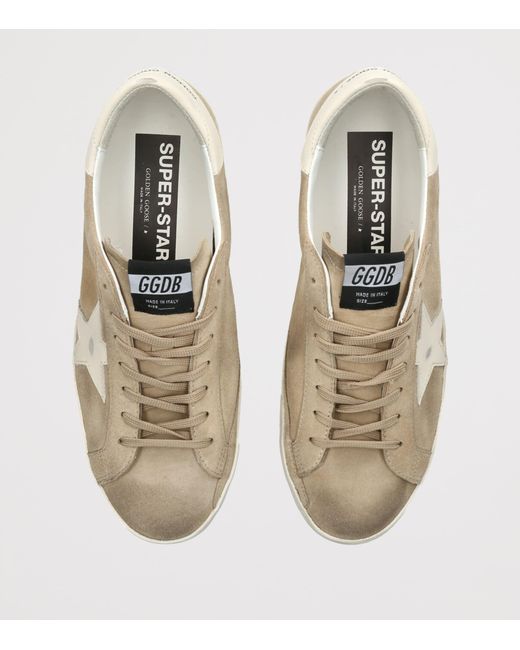 Golden Goose Deluxe Brand Natural Suede Super-Star Sneakers for men