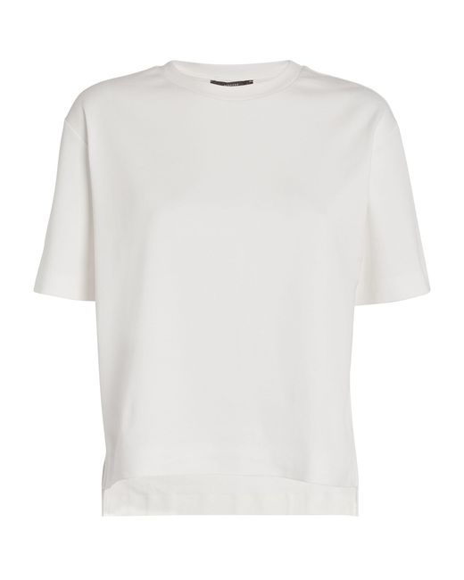 Weekend by Maxmara White Cotton Jersey T-shirt