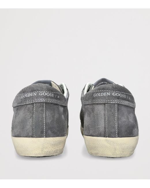 Golden Goose Deluxe Brand Gray Suede Super Star Sneakers