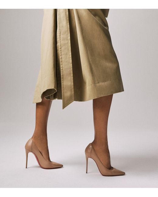Christian Louboutin Pink Sporty Kate Nappa Pumps 100