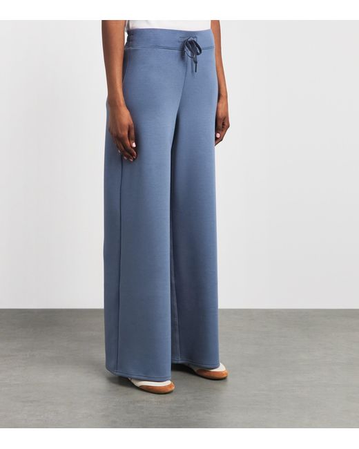 Spanx Blue Airessentials Wide-Leg Sweatpants