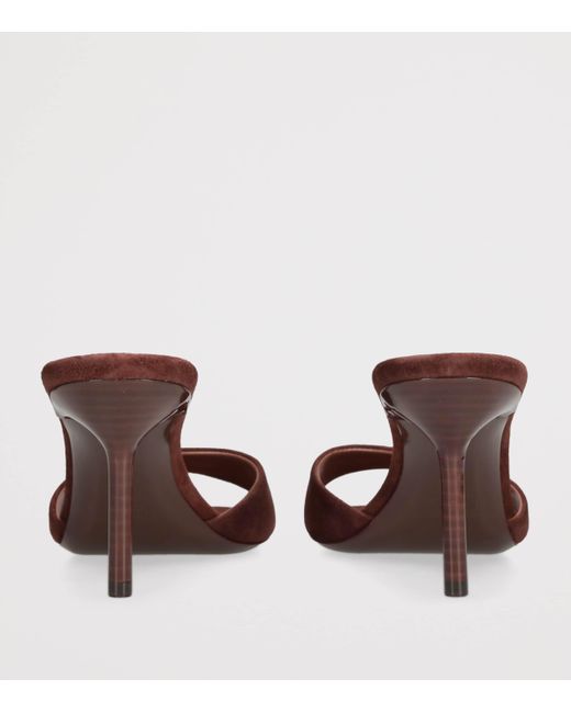 Paris Texas Brown Suede Lidia Mules 70