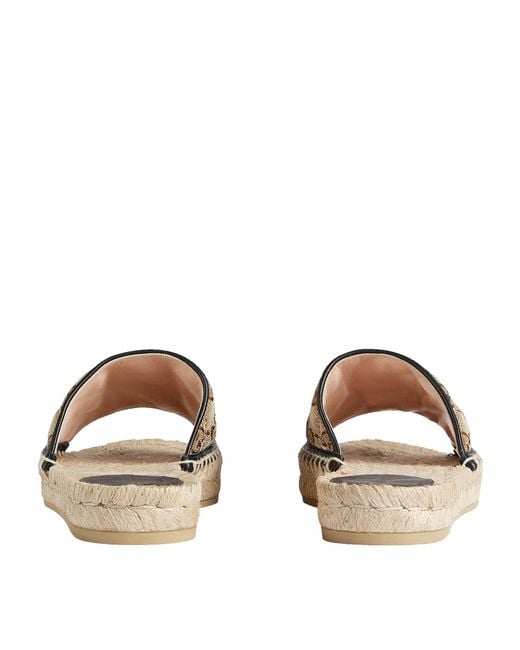 Gucci Brown Double G Sandals