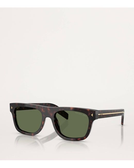 Prada Green Acetate Prb12S Sunglasses for men