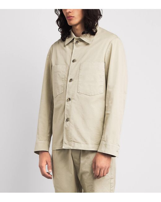 Barena Natural Cotton Lightweight Overshirt for men