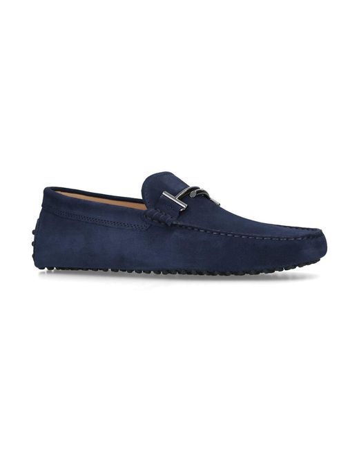 Tod's Blue Double T-bar Driving Shoes for men