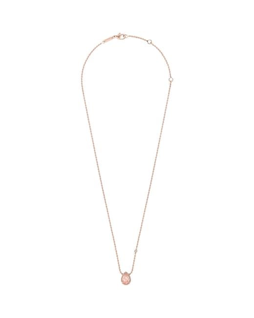 Boucheron White Rose, Diamond And Quartz Serpent Bohème Necklace