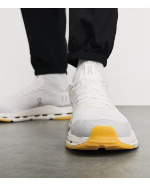 On Shoes White Cloudnova Form 2 Trainers for men