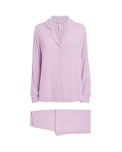 Skims Purple Soft Lounge Pyjama Set