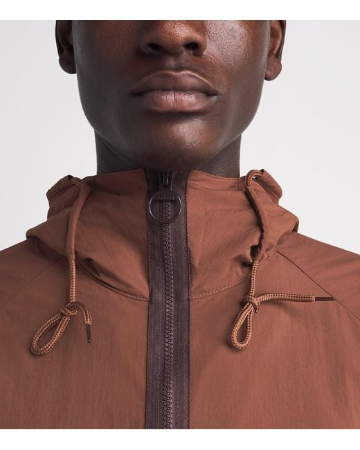 Barbour Brown Showerproof Re-Engineered Flyweight Jacket for men