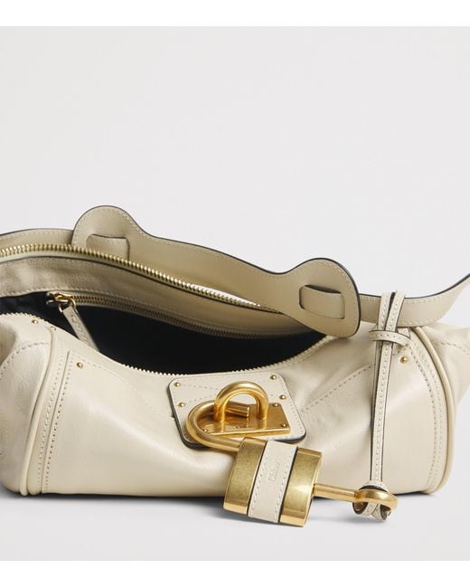 Chloé Natural Leather Paddington Cross-Body Bag