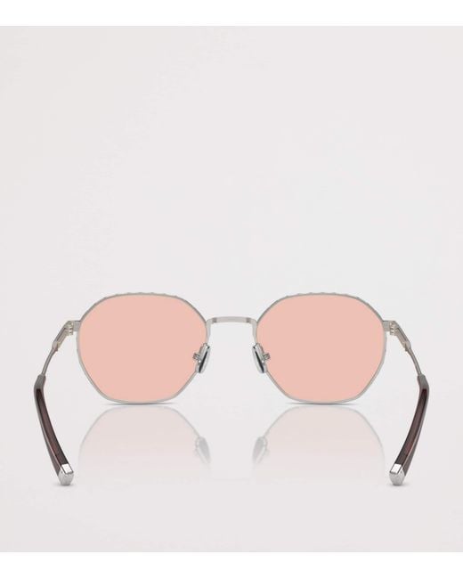 Brunello Cucinelli Pink Titanium Bc2003St Sunglasses