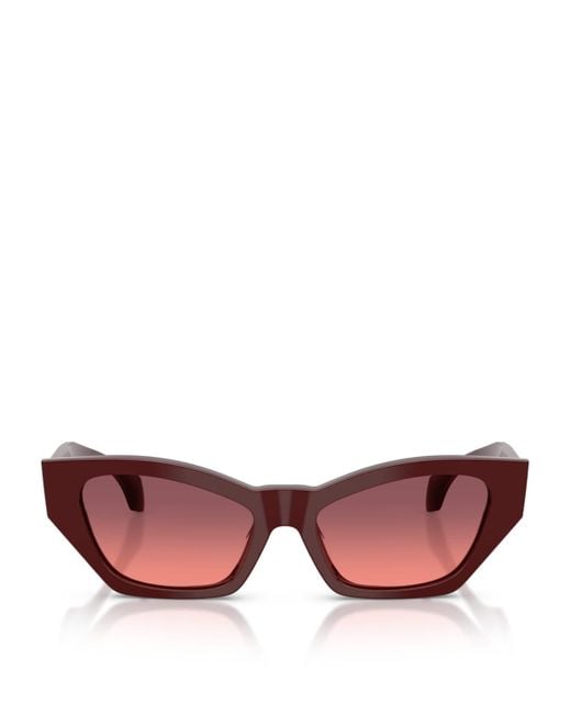Versace Pink Cat Eye Sunglasses