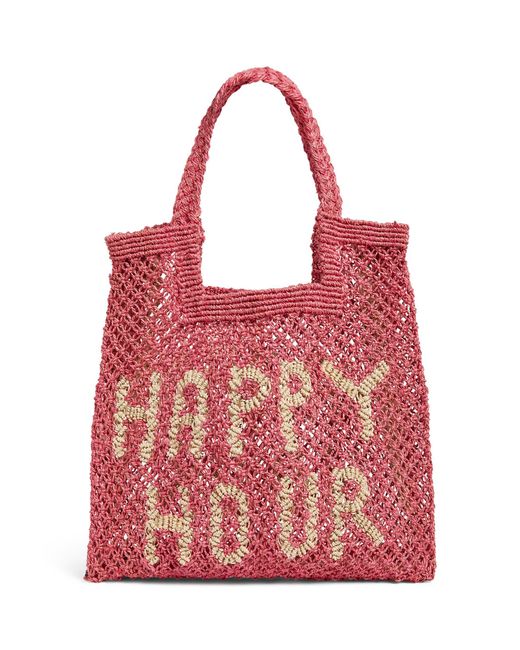 The Jacksons Red Small Happy Hour Tote Bag