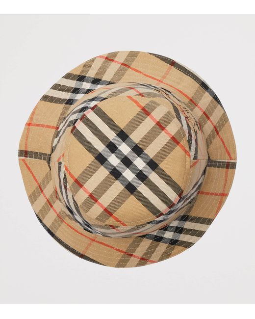 Burberry Natural Check Ekd Bucket Hat for men