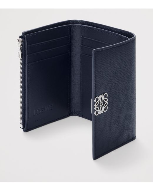 Loewe Blue Small Leather Anagram Wallet