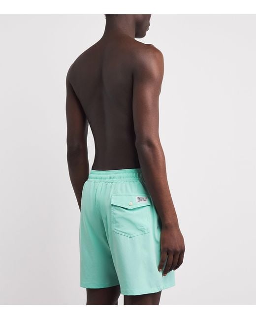 Polo Ralph Lauren Green Traveller Swim Shorts for men