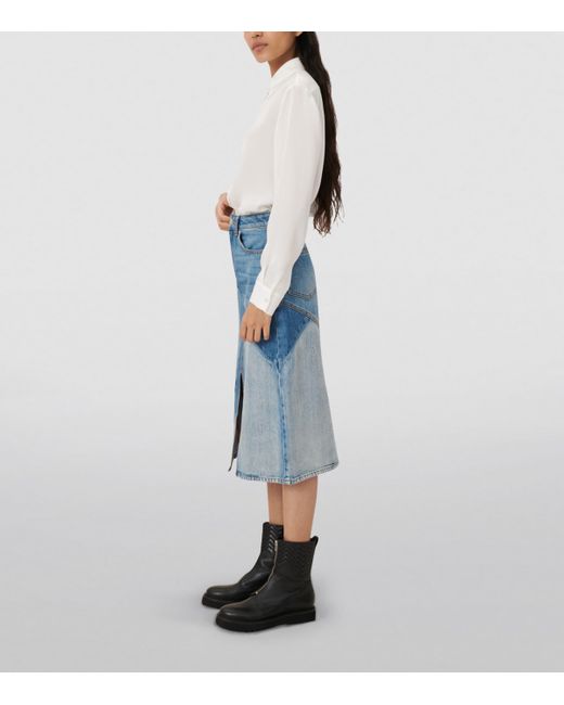 Maje White Silk Shirt