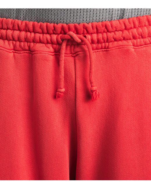 CHERRY LA Red Hollywood Parachute Straight Sweatpants for men