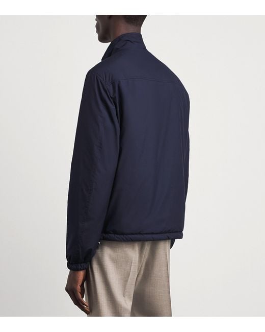 Paul & Shark Brown Reversible Eclisse Typhoon Platinum Jacket for men
