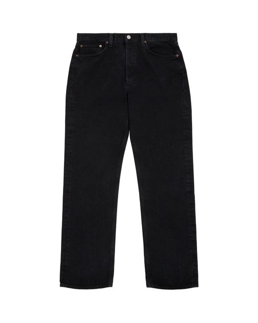 Agolde Black 90's Straight Jeans for men