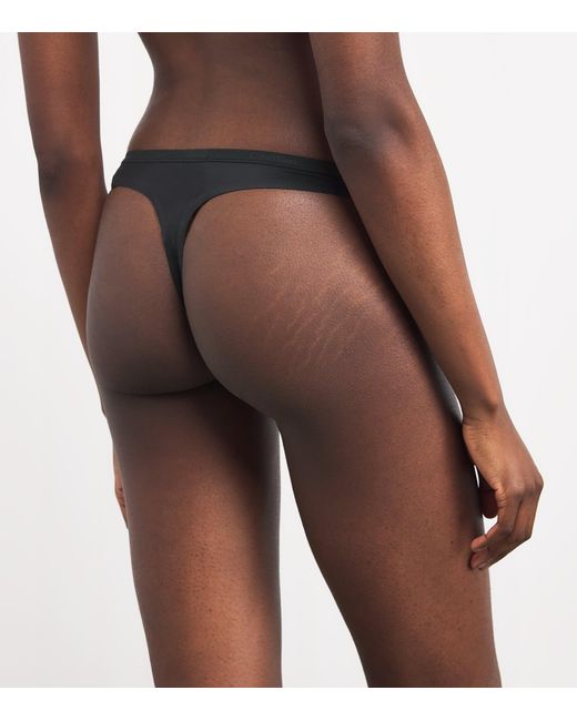 Calvin Klein Black Seamless Thong