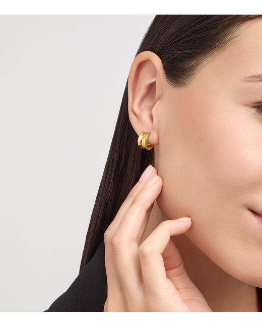 BVLGARI Metallic B.Zero1 Single Hoop Earring