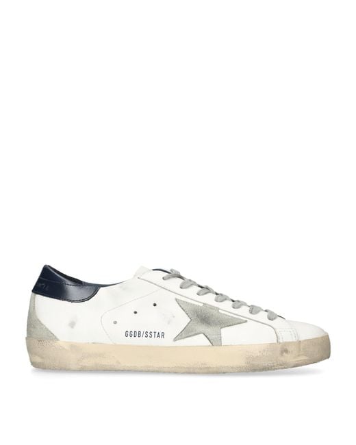 Golden Goose Deluxe Brand White Leather Superstar Classic Sneakers for men