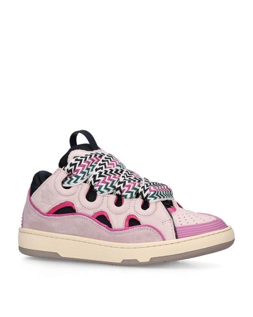 Lanvin Pink Curb Sneakers