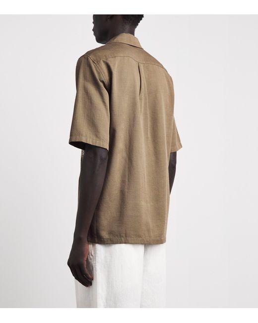 Samsøe & Samsøe Natural Embroidered Saoscar Shirt for men