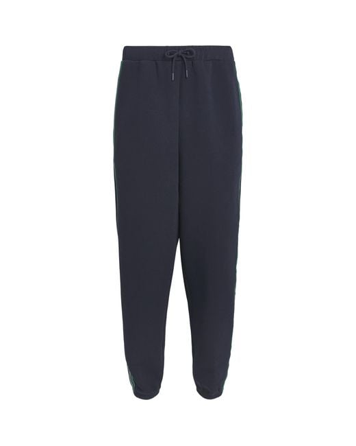 Fred Perry Blue Contrast Tape Sweatpants for men
