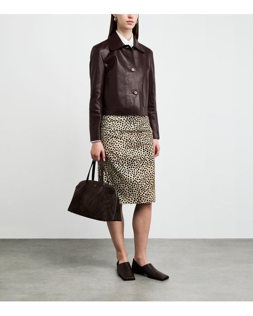 Arma Brown Kaylee Leather Jacket