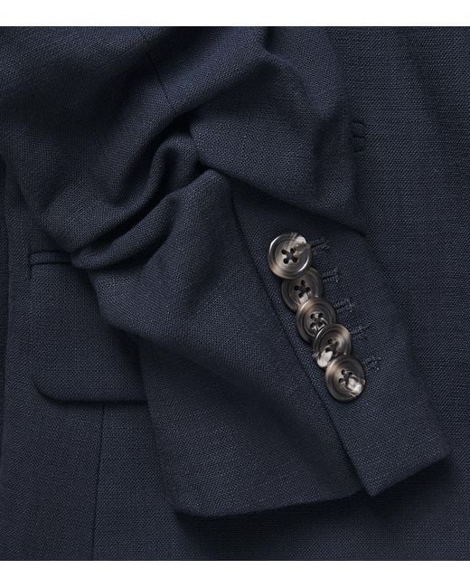 Veronica Beard Blue Battista Dickey Blazer
