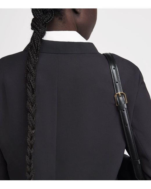 Jil Sander Black Wool Gabardine Blazer