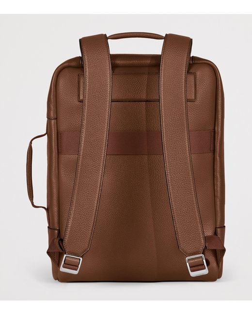 Montblanc Brown Leather Companion Backpack