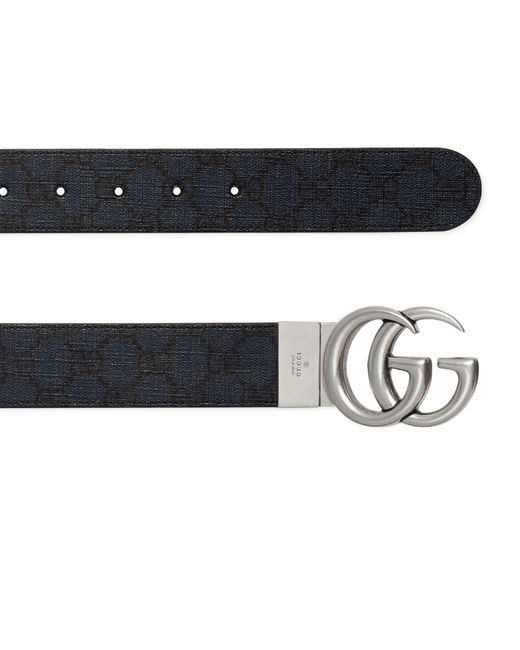 Gucci Blue Reversible Gg Marmont Belt for men