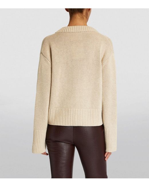 Lisa Yang Natural Cashmere Aletta Sweater