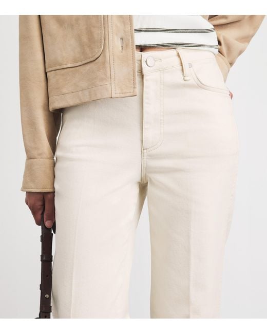 Rag & Bone White Ruby Flared Jeans