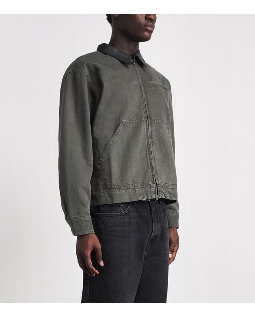 Rag & Bone Gray Workwear Denim Shacket for men