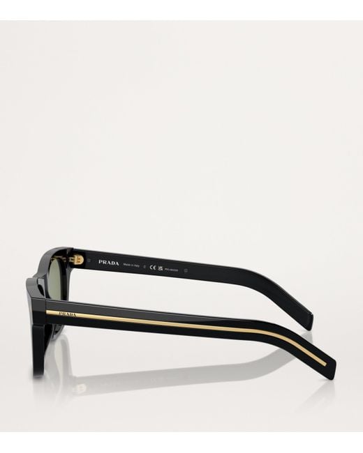 Prada Green Acetate Pr A17S Sunglasses for men