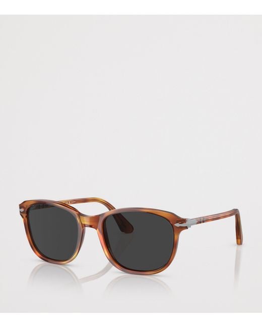 Persol Gray Acetate Pillow Sunglasses