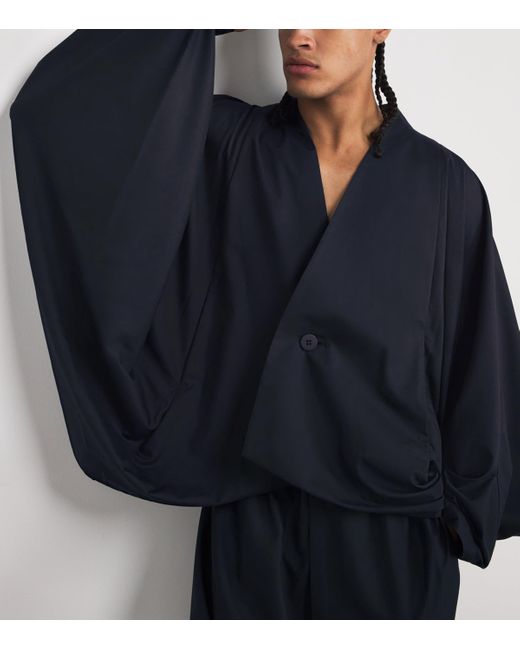 Issey Miyake Blue Swing Trapeze Jacket for men