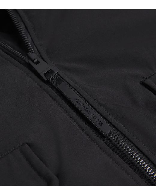 Canada Goose Black Down Chilliwack Aviator Bomber Jacket for men