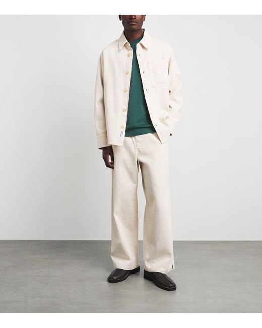 Sunspel Green Supima Cotton Classic T-Shirt for men