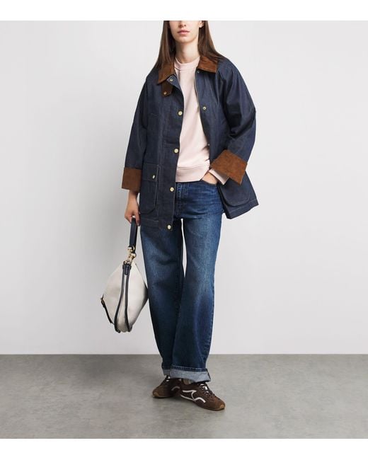Barbour Pink Cotton Crew-Neck Sweatshirt
