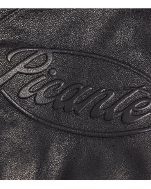 Picante Black Senna Leather Jacket for men