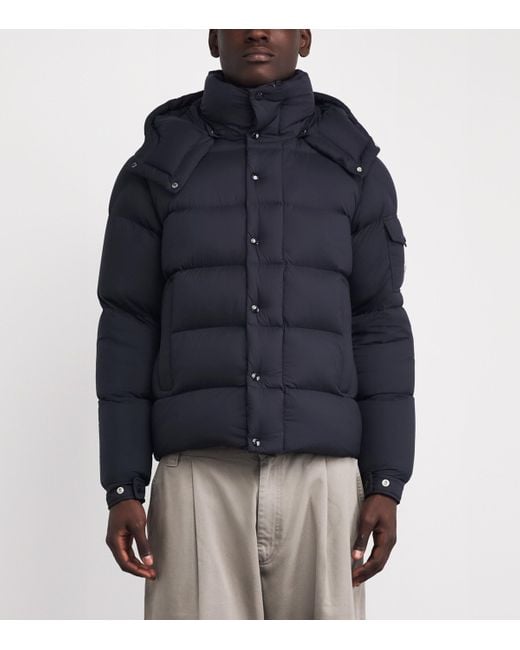 Moncler Blue Down Maya Puffer Jacket for men